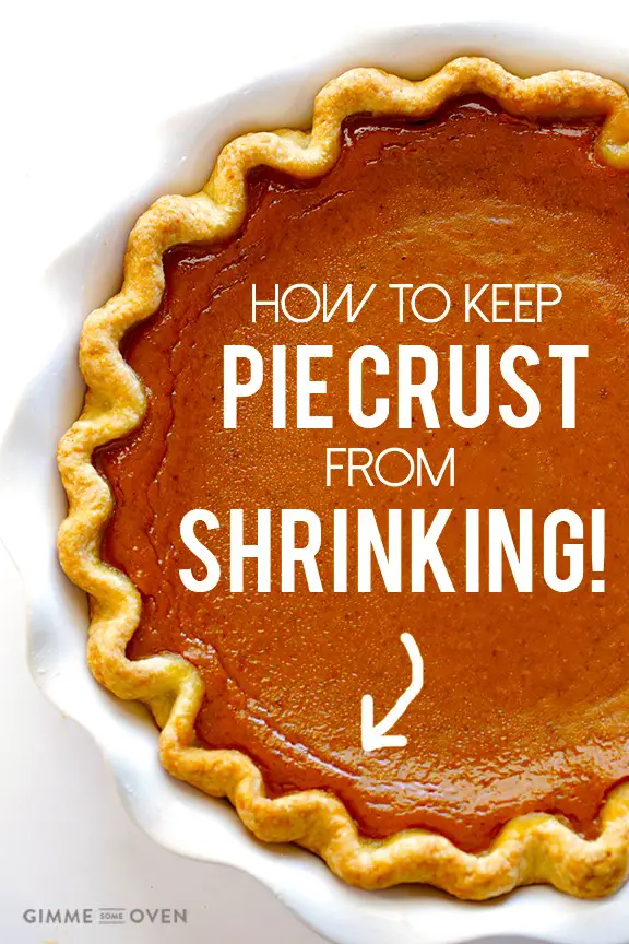 How To Keep A Pie Crust From Shrinking 