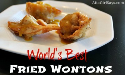 Sausage Stuffed Fried Wonton Recipe