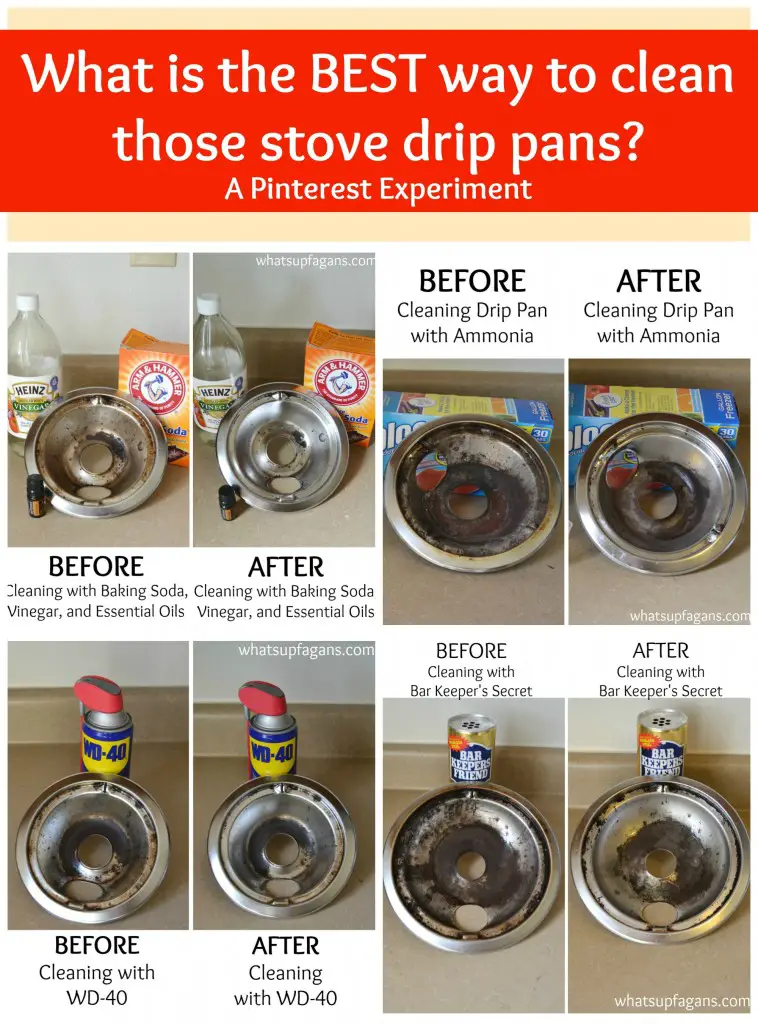 4 Different Ways to Clean Stove Top Drip Pans