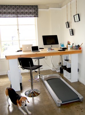 Build Your Own Treadmill Desk And Save