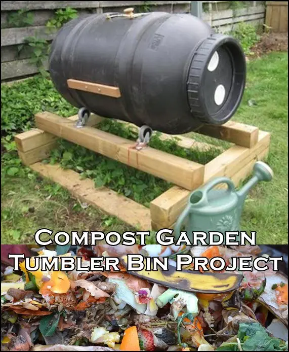 Compost Garden Tumbler Bin Project