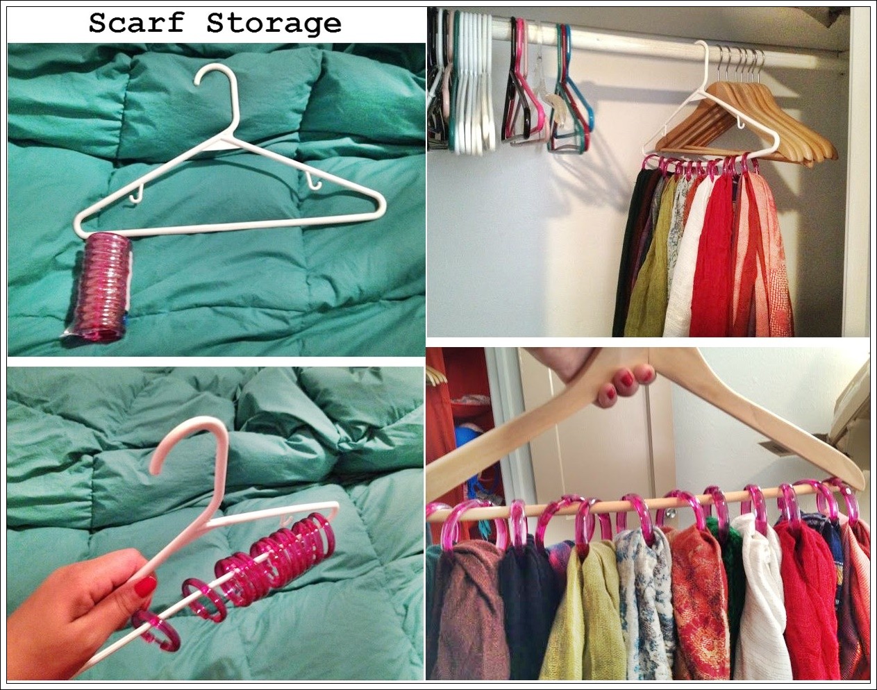 Create a Decorative Scarf Storage Hanger Project 