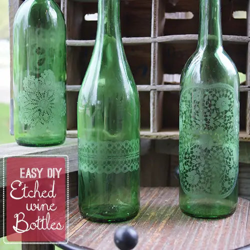 How to Etch a Design on a Wine Bottle Project