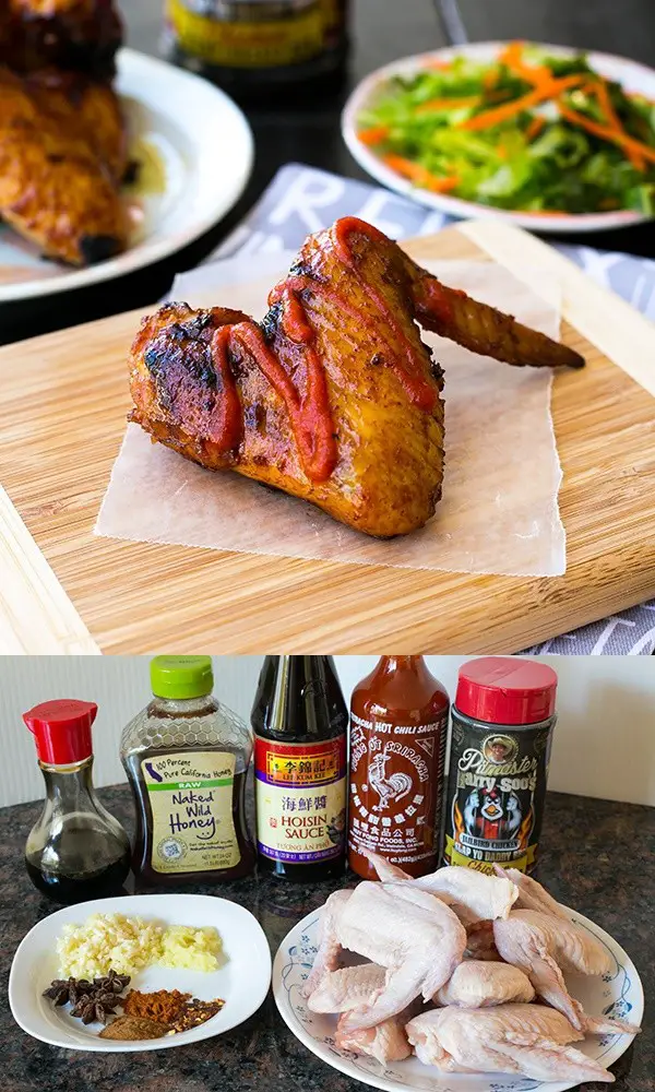Honey Sriracha Glazed Chicken Wings Recipe