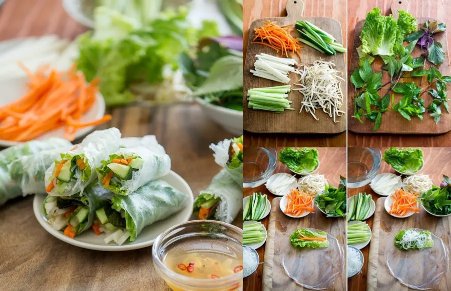 How to Roll Fresh Spring Rolls Recipe 