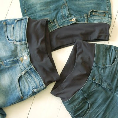 Sew an Expandable Stretch Waistband on Jeans 