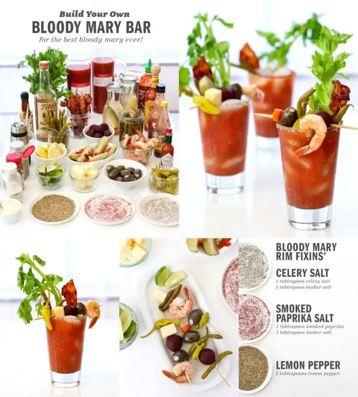 Boozy Bloody Mary Loaded Alcohol Recipe