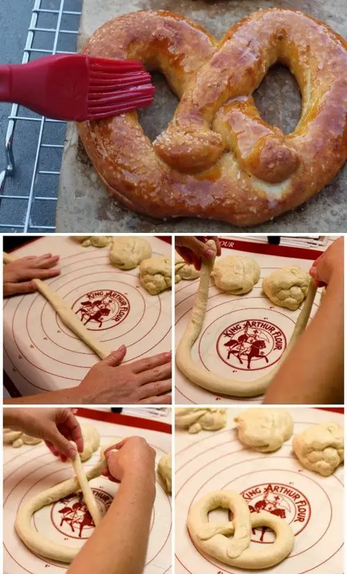 Delicious Soft Baked Salted Pretzels Recipe