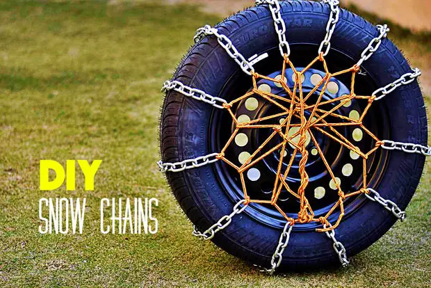 Homemade Winter Vehicle Snow Chains Project
