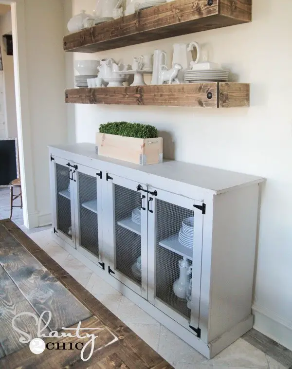 Build a Homemade Homesteading Sideboard Project