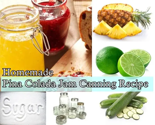 Homemade Pina Colada Jam Canning Recipe