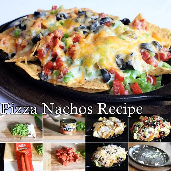 Delicious Cast Iron Pizza Nachos Recipe 