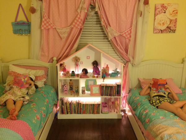 Simple Homemade Dollhouse Bookcase DIY Project