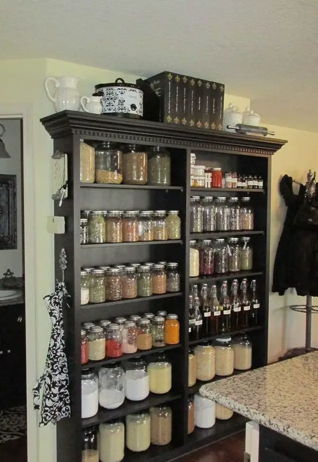 Overview of a Homestead Pantry Shelf 
