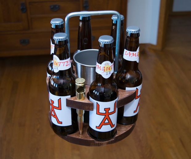 Homemade 6 Pack Beer Bottle Caddie DIY Project