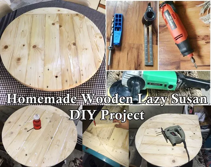 Homemade Wooden Lazy Susan DIY Project