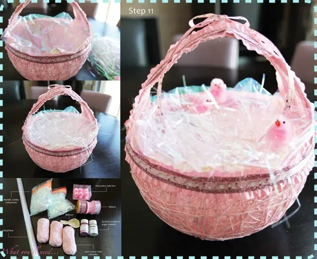 Homemade Homesteading Easter Egg Baskets Craft Project 