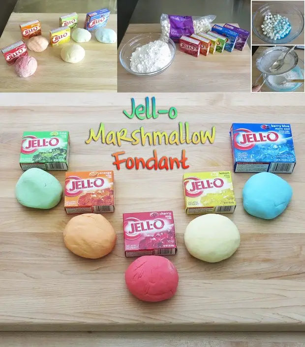 Make JellO Marshmallow Cake Fondant Recipe