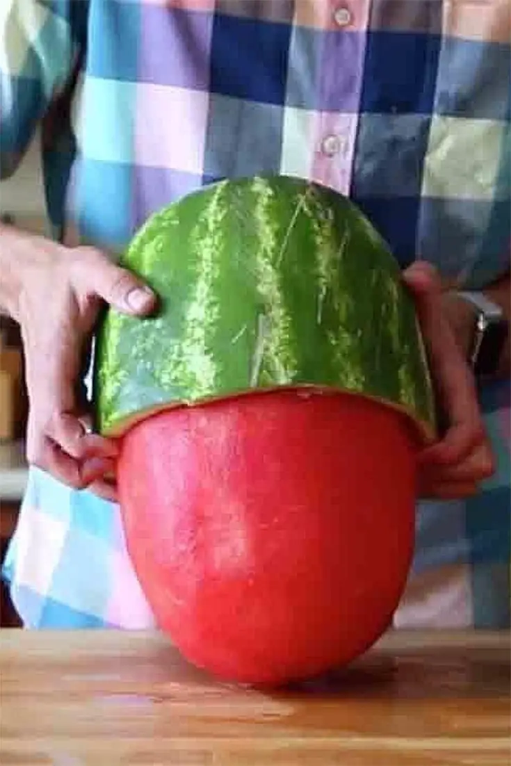 Watermelon Skinning Prank That Amazes
