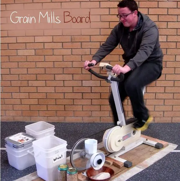 How to Build a Pedal Powered Homesteading Grain Mill