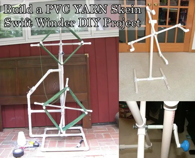 Build a PVC YARN Skein Swift Winder DIY Project