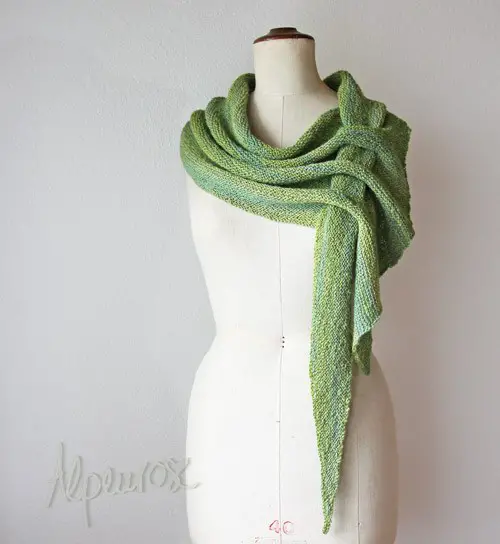 Homemade Asymmetric Knitted Stylish Scarf Project