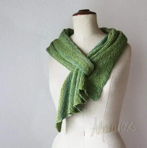 Homemade Asymmetric Knitted Stylish Scarf Project 