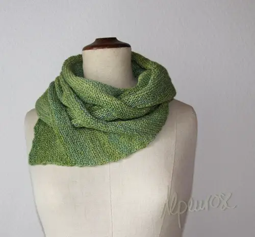 Homemade Asymmetric Knitted Stylish Scarf Project 