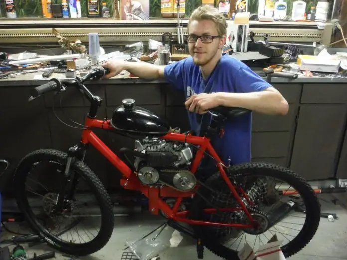 How to Build a Motorized 79cc Bicycle From Scratch Project