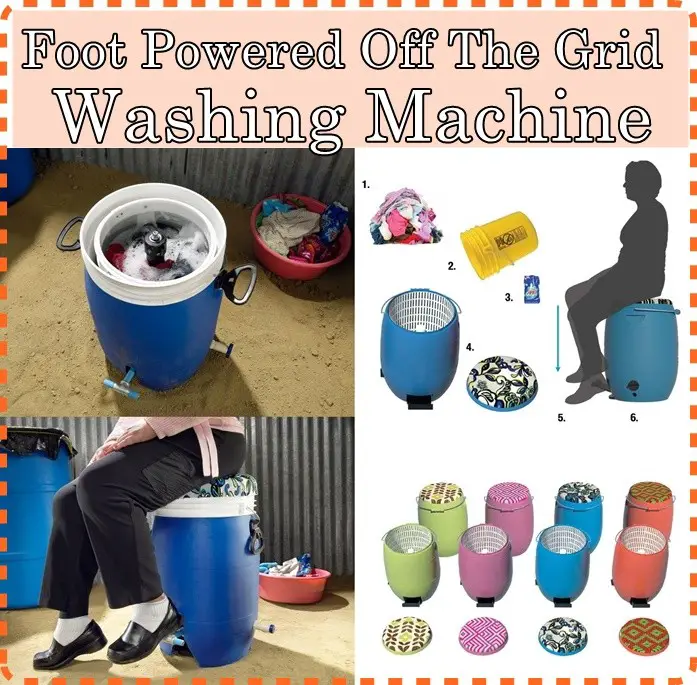 Foot-Powered-Off-The-Grid-Washing-Machine-homestead-survival