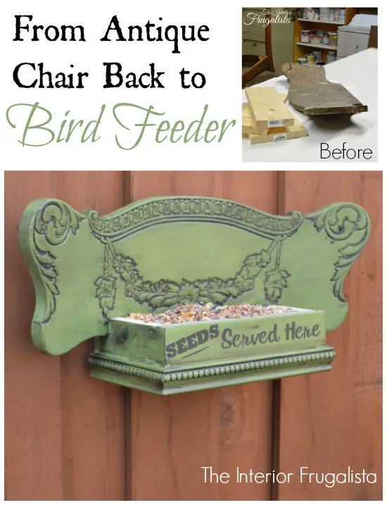 Re Purpose Old Chair into a Beautiful Bird Feeder Project