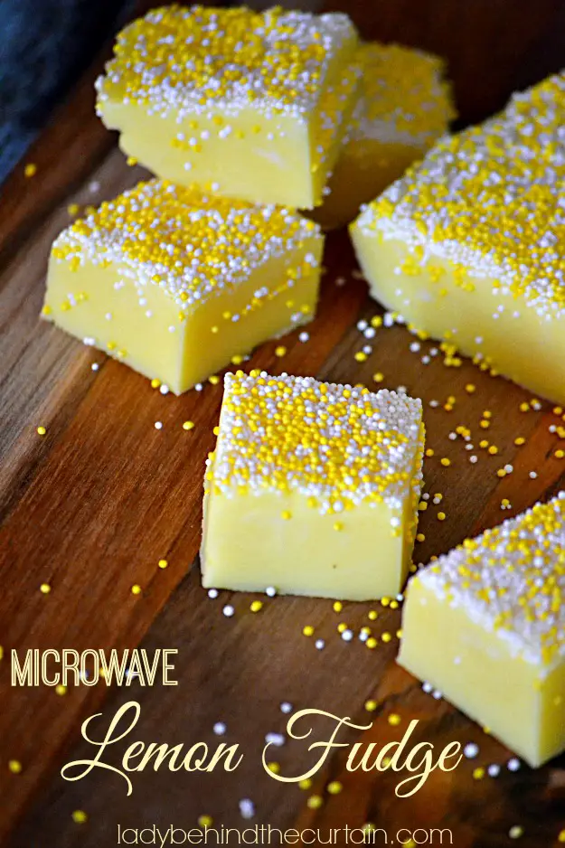 Delicious Lemon Fudge From The Microwave Recipe