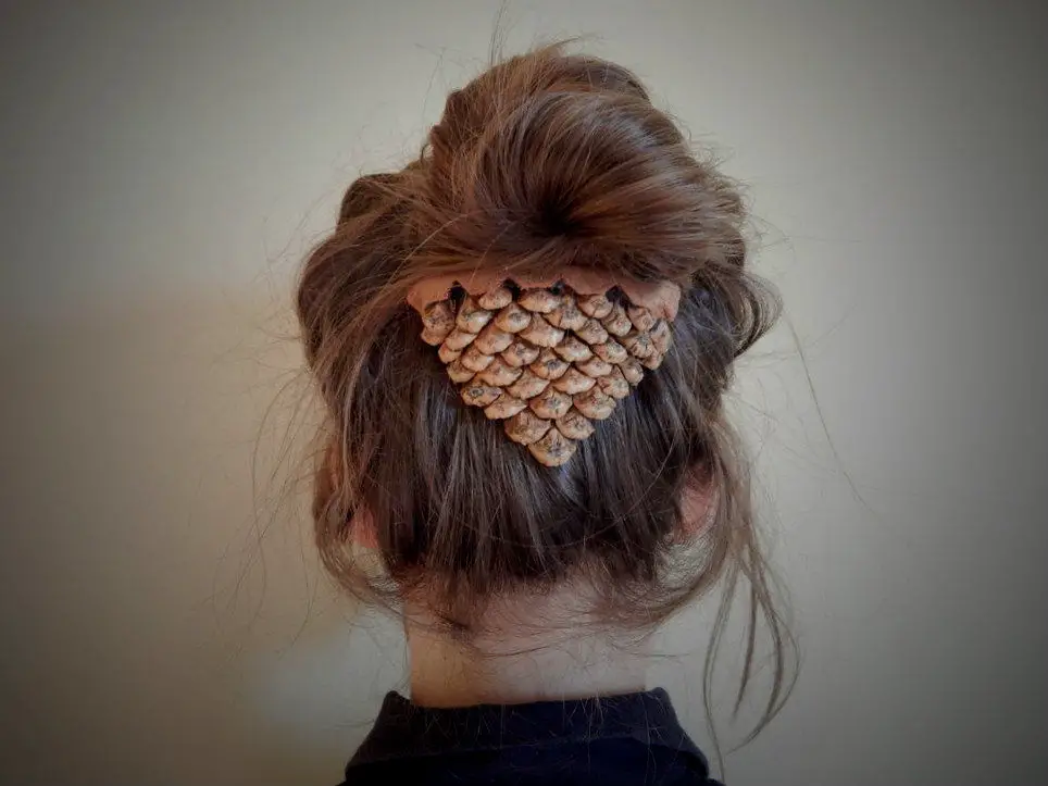Homemade Pine Cone Jewelry Craft Project