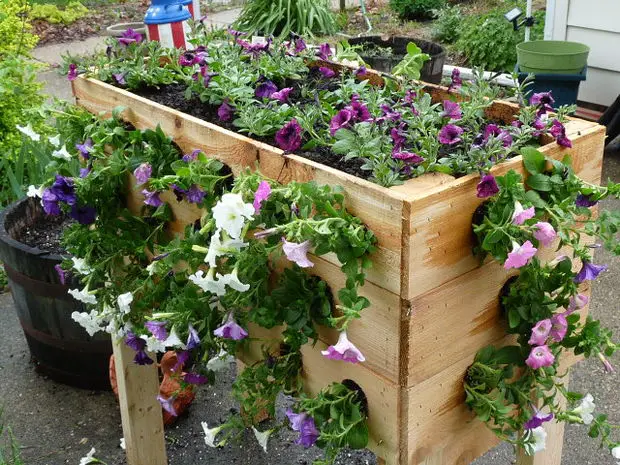 Build a 4 Sided Flower Garden Planter Box DIY Project