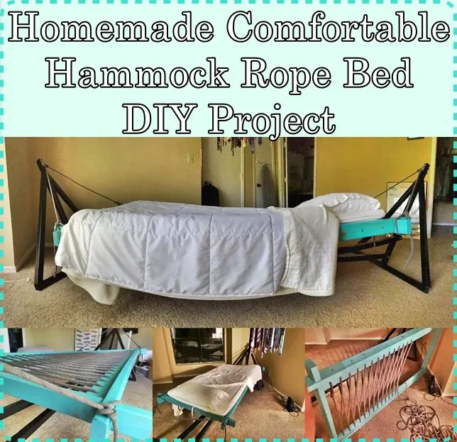 Homemade Comfortable Hammock Rope Bed DIY Project