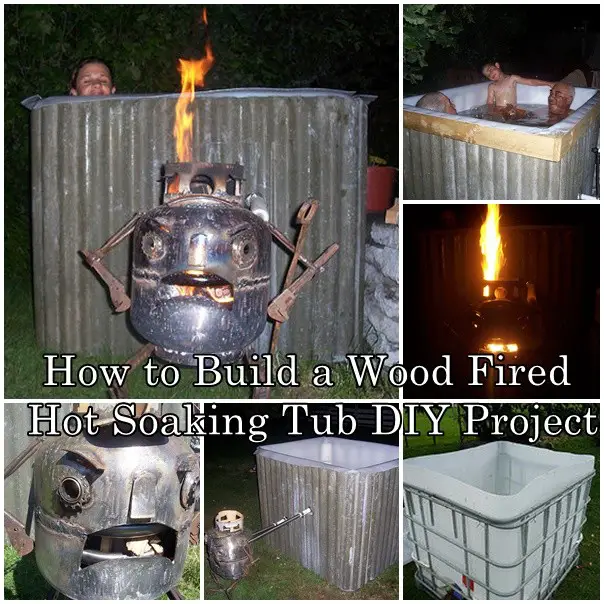 How to Build a Wood Fired Hot Soaking Tub DIY Project