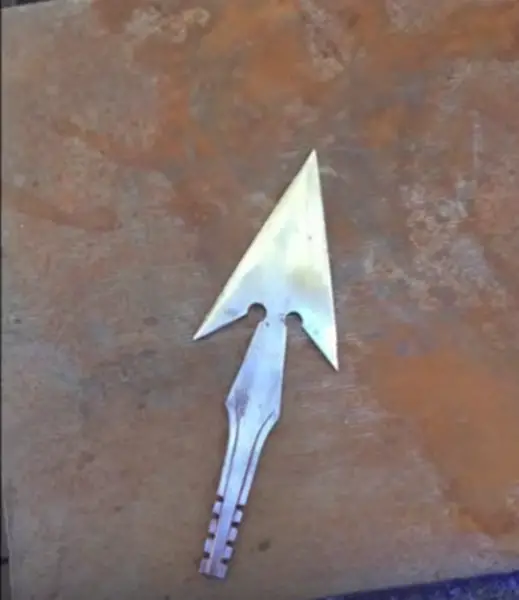Repurpose a Spoon Into an Arrowhead