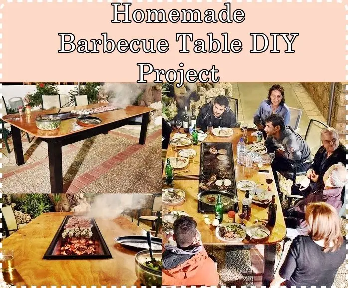 Homemade Barbecue Table DIY Project 