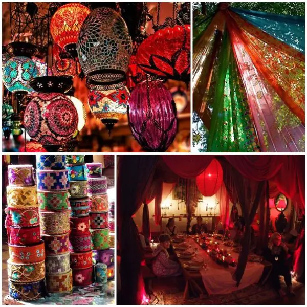 Decorate Your Own Colorful Outdoor Bohemian Tent Canopy