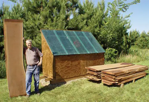 DIY Project A Solar Kiln