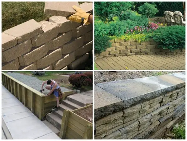 Diy Retention Walls for Outdoor Decorating