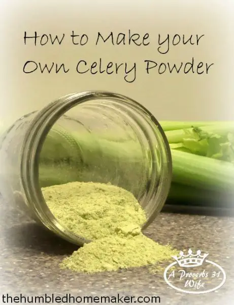 Homemade Celery Powder