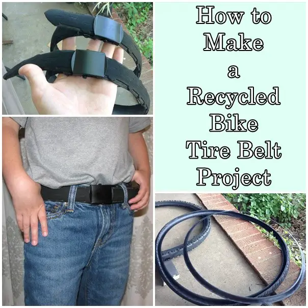How to Make a Recycled Bike Tire Belt Project