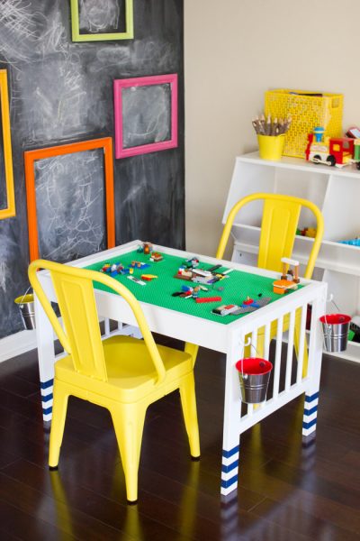 RePurpose A Changing Table into a Lego Table