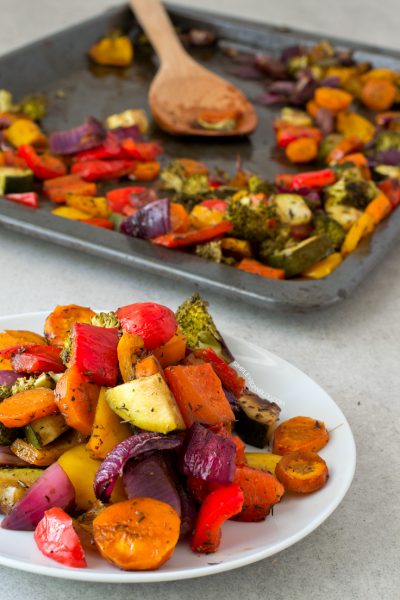 Simple Roasted Vegetable Rainbow Recipe