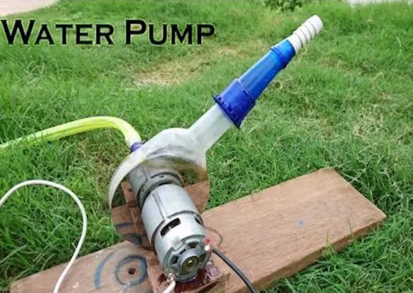 DIY Centrifugal Water Pump From Repurposed Items