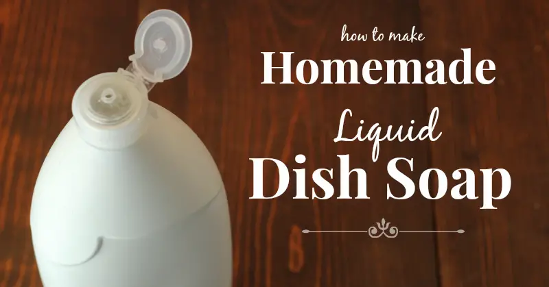 Frugal Homemade Liquid Dish Soap Recipe