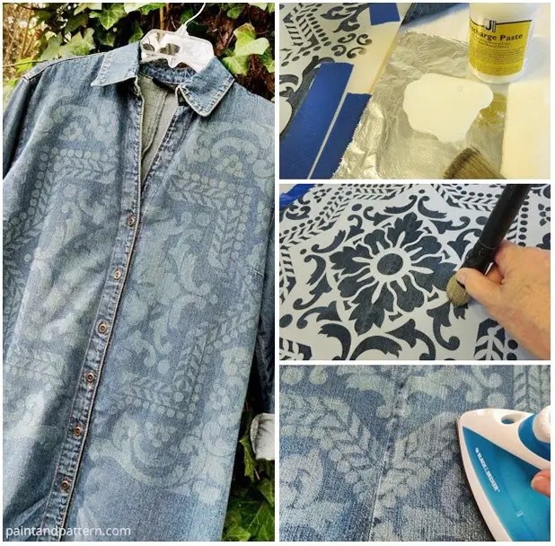  How to Bleach and Stencil a Denim Jacket Project