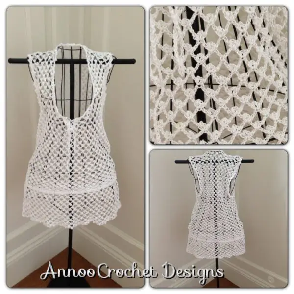 CROCHET a Swimsuit Cover Up Dress with Free Pattern