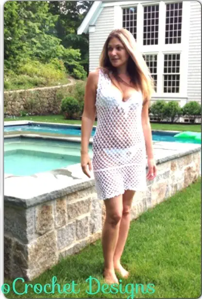 CROCHET a Swimsuit Cover Up Dress with Free Pattern